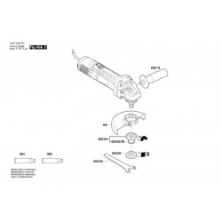 Ricambi Bosch per Smerigliatrice Angolare GWS 7-115 E