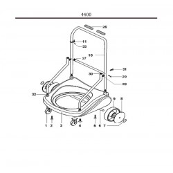 Ricambi per Aspirapolvere Annovi & Reverberi AR 4400