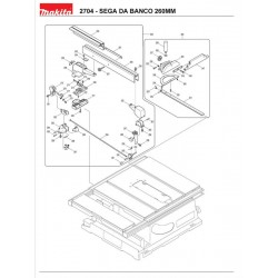 Ricambi Makita per Sega da Banco 2704