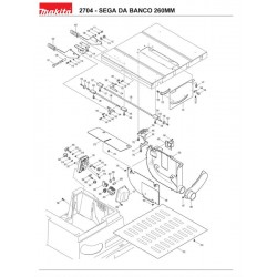 Ricambi Makita per Sega da Banco 2704