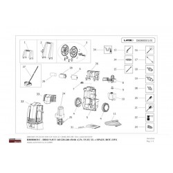 Lavor Original Parts for Pressure Cleaner Idro Navy 140