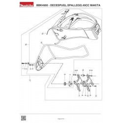 Ricambi Makita per Decespugliatore Spalleggiato BBK4500