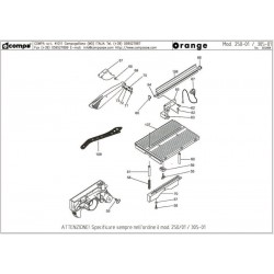 Compa-OMS Spare Parts for Portable Saws Orange 250/01