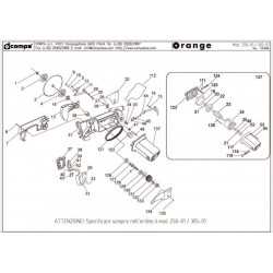 Compa-OMS Spare Parts for Portable Saws Orange 250/01