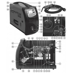 Ricambi Telwin per Saldatrice Technomig 215 DUAL SYNERGIC 230V