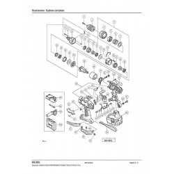 Hitachi Spare Parts for Cordless Driver Drill DS18DL