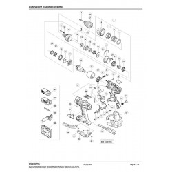 Hitachi Spare Parts for Cordless Driver Drill DS18DMR