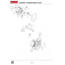 Ricambi Makita per Generatore di Corrente EG4550A