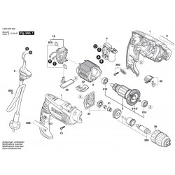 Ricambi Bosch per Trapano a Percussione PSB 570 RE - 3603A27008