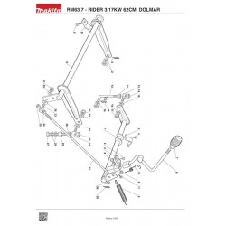 Ricambi Dolmar per il Trattorino RM63.7 - RIDER 3,17KW