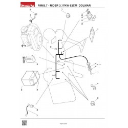 Ricambi Dolmar per il Trattorino RM63.7 - RIDER 3,17KW