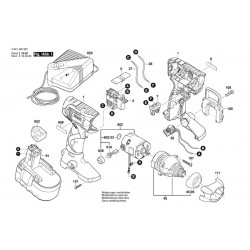 Ricambi Bosch per Avvitatore ad Impulsi GDR 18 V