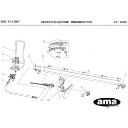 Ricambi Ama per Decespugliatore a Zaino AG3 52BP