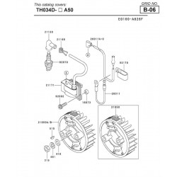 Kawasaki Spare Parts for 2 Stroke Engine TH034D