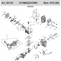 Ama Spare Parts for Backpack Mist Duster ATO-380
