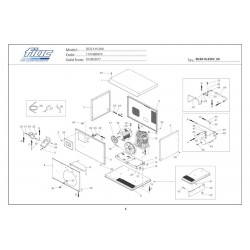 FIAC Spare Parts for Compressor SCS 415-200