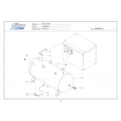 FIAC Spare Parts for Compressor SCS 415-200