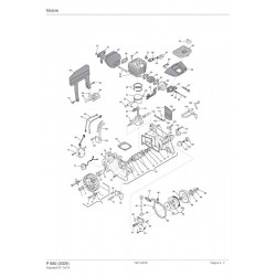Ricambi Alpina per Motosega P 680 (2009) 226818000/06