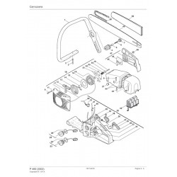 Alpina Spare Parts for Chain Saw P 460 (2003) 224718000/04