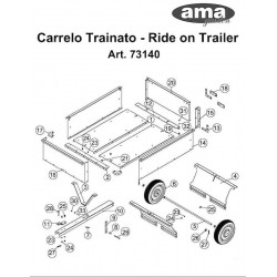Appendici per Trattorini Carrello Trainato AMA - 73140