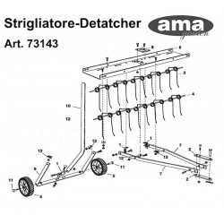 Lawn Tractors Accessories for Detatcher AMA 73143