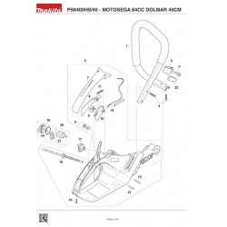 Dolmar Spare Parts for Chainsaw PS6400HS/45