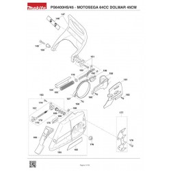 Dolmar Spare Parts for Chainsaw PS6400HS/45