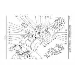 Ama Spare Parts for Lawn Tractor SG 180-102H - 13902