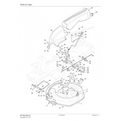 Alpina Spare Parts for Lawn Tractor BT 66 (2017) 2T0050404/16
