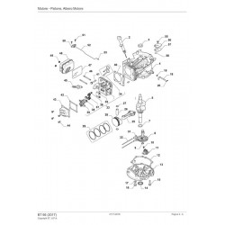 Alpina Spare Parts for Lawn Tractor BT 66 (2017) 2T0050404/16