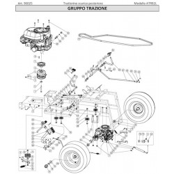 Ama Spare Parts for Lawn Tractor ATR92L - 90025