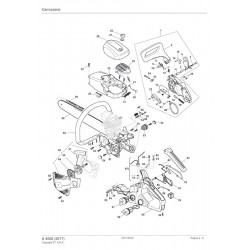 Ricambi Alpina per Motosega A 4000 (2017) 228216000/10