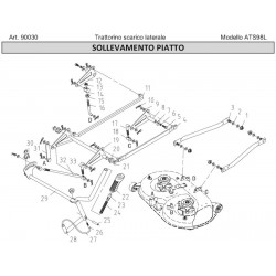 Ama Spare Parts for Lawn Tractor ATS98L – 90030