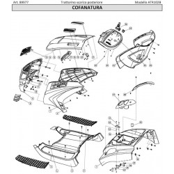 Ama Spare Parts for Lawn Tractor ATR102B – 89977
