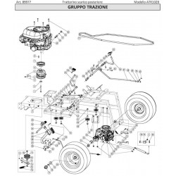 Ama Spare Parts for Lawn Tractor ATR102B – 89977
