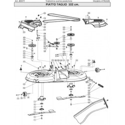 Ama Spare Parts for Lawn Tractor ATR102B – 89977