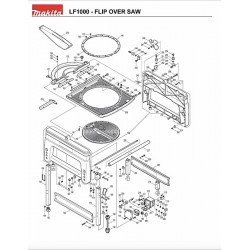 Ricambi Makita per Sega da Banco LF1000