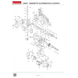 Ricambi Makita per Seghetto Alternativo 4304T