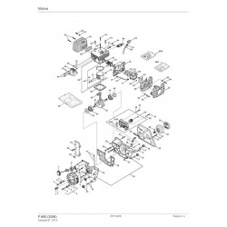 Alpina Spare Parts for Chain Saw P 660 (2006) 126220000
