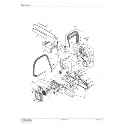 Alpina Spare Parts for Chain Saw P 660 (2006) 126220000