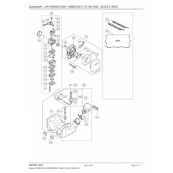 Hitachi Spare Parts for Engine Brushcutter CG32EA (SL)