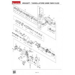 Makita Spare Parts for SDS-Plus Rotary Hammer HR2450FT