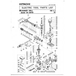 Hitachi Spare Parts for Chipping Hammer DH38YB1