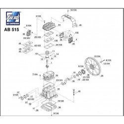 FIAC Spare Parts for Pump Unit AB 515 1123020017-2013
