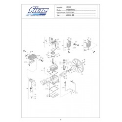 FIAC Spare Parts for Pump Unit AB 550 1123020052