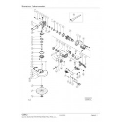 Hitachi Spare Parts for Angle Grinder G23SC3