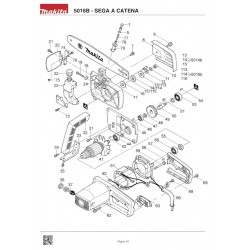 Makita Spare Parts for Electric Chainsaws 5016B