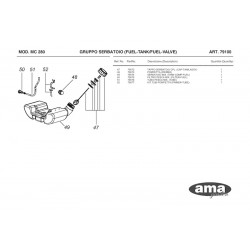 Ricambi Ama per Unità Motorizzata Multicutter MC 280 – 79100
