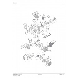 Alpina Spare Parts for Chain Saw PR 270 C (2012) 223010100/06