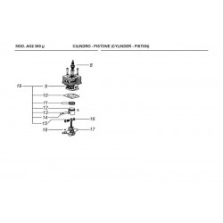 Ricambi Ama per Decespugliatore AG2 360U